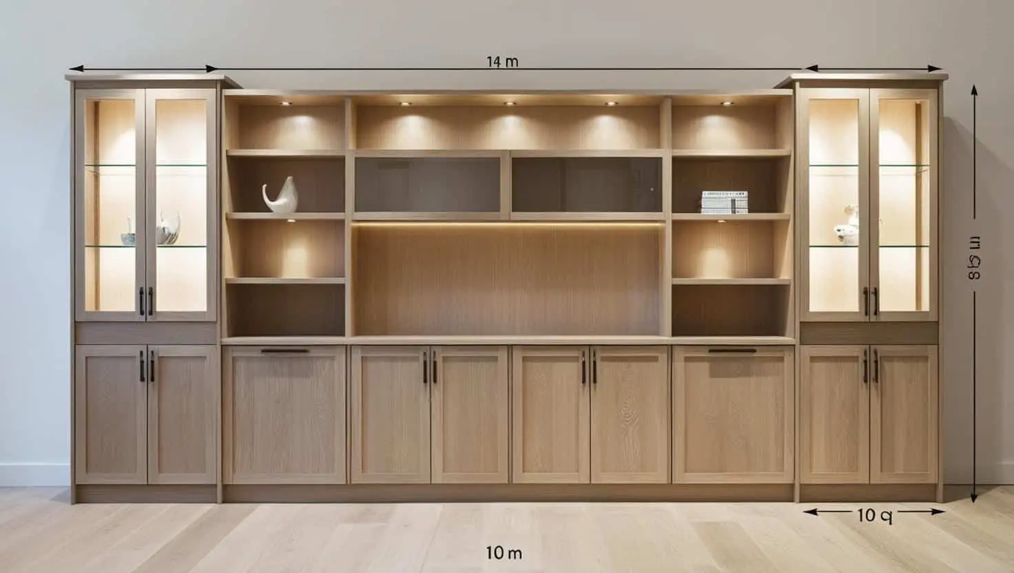 Tủ trưng bày đa năng bằng gỗ mdf 10m2 (6) Tủ trưng bày đa năng bằng gỗ mdf 10m2 (6)