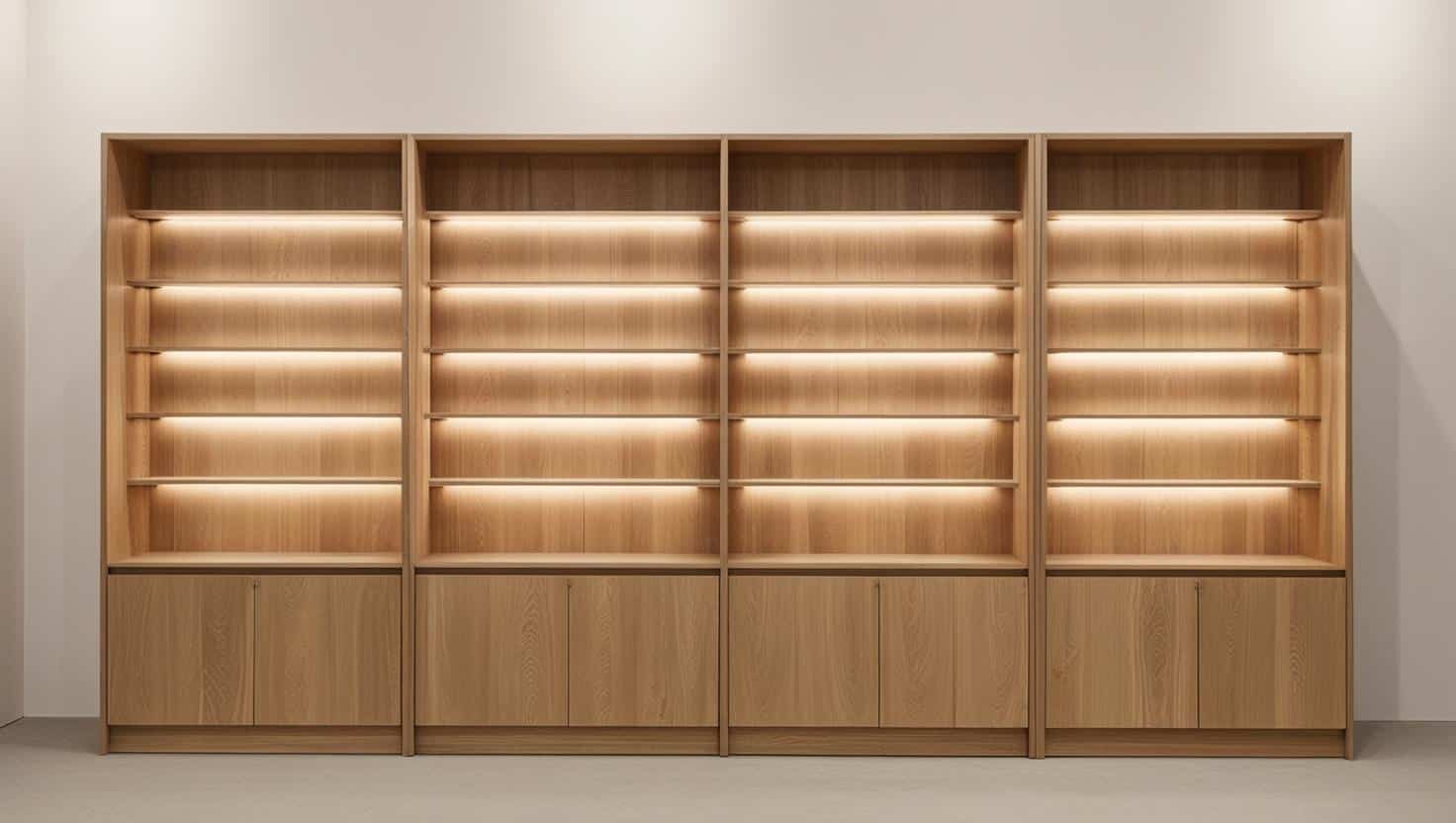 Tủ trưng bày đa năng bằng gỗ mdf 10m2 (7)