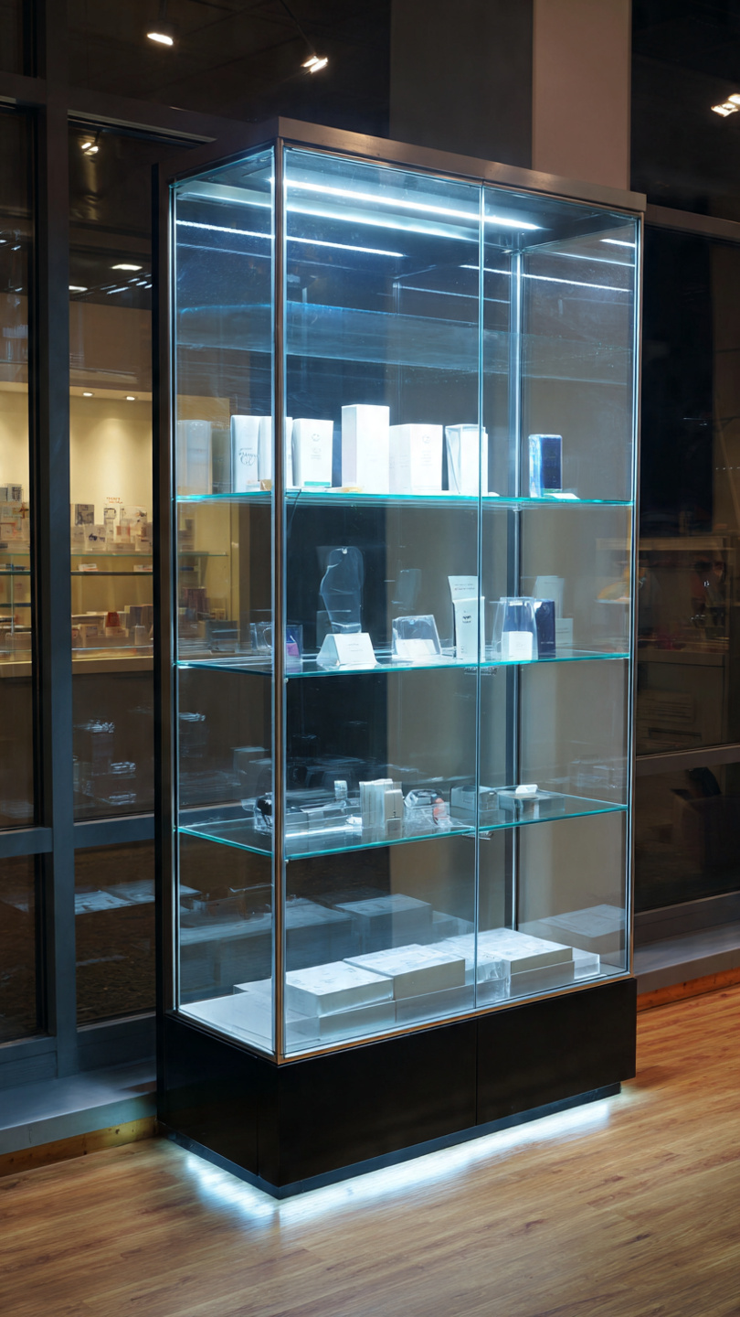 Tủ trưng bày sản phẩm Sài Gòn (3) Tủ trưng bày sản phẩm Sài Gòn (3)