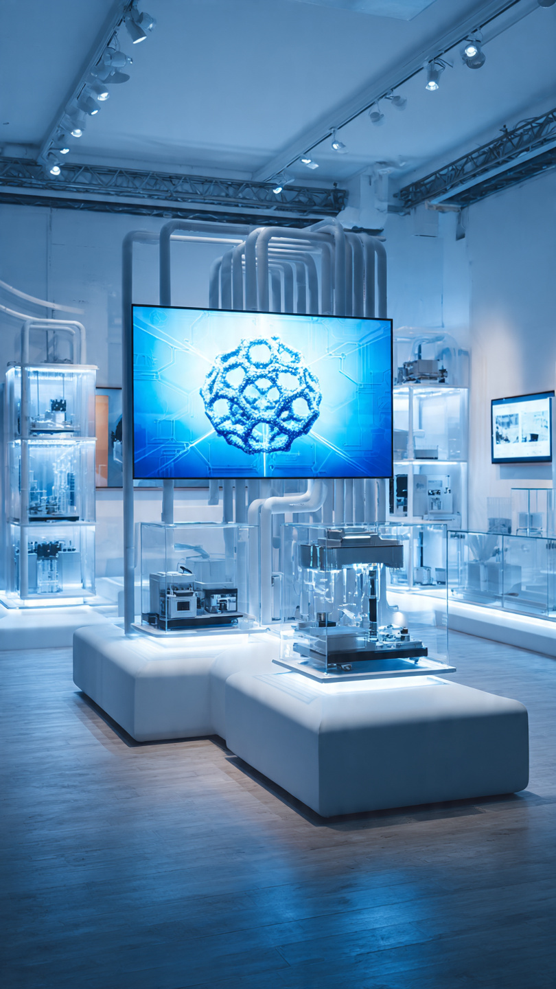 Tủ trưng bày sản phẩm công nghệ (3) Tủ trưng bày sản phẩm công nghệ (3)