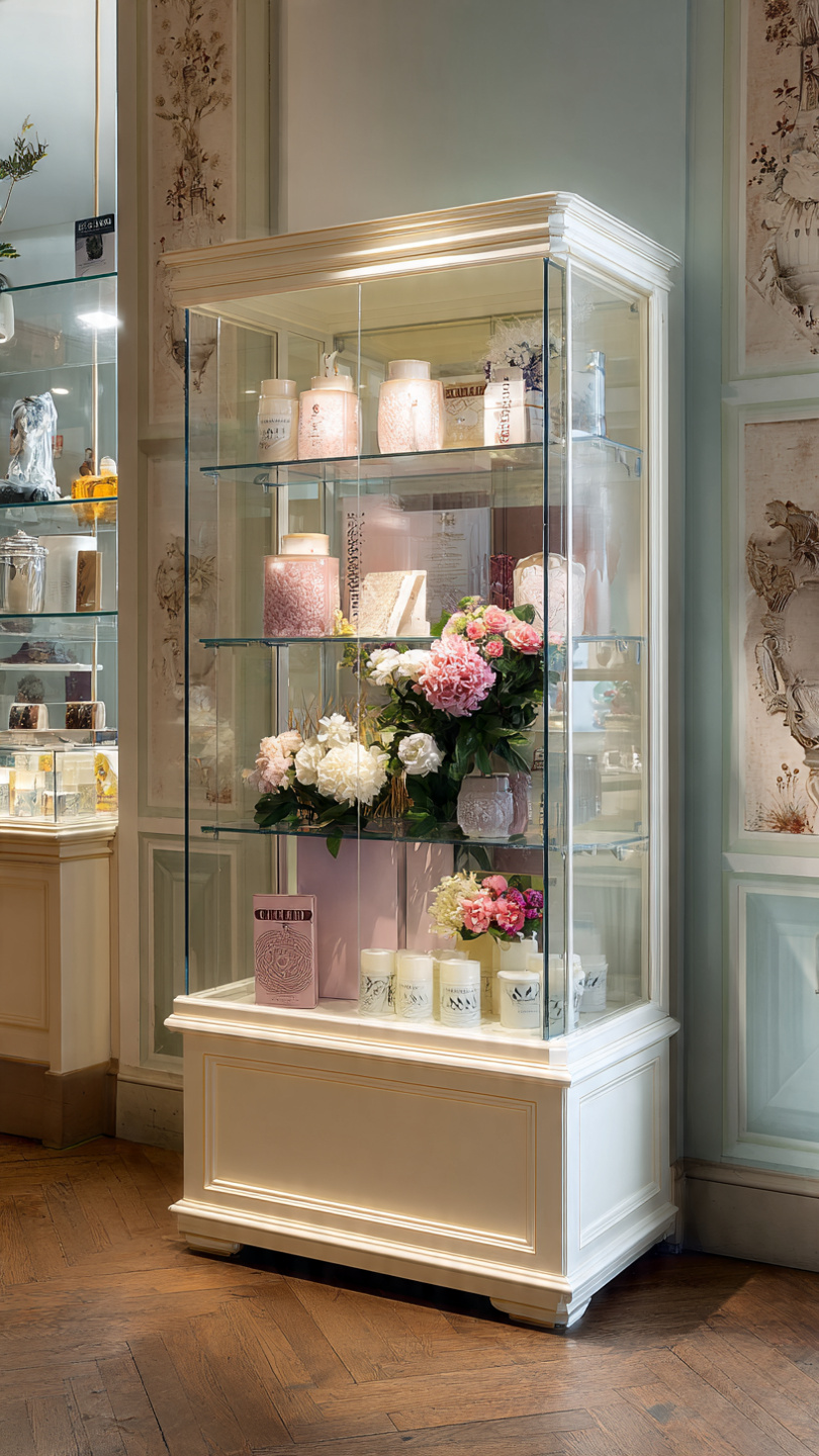 Tủ trưng bày sản phẩm trang trí (4) Tủ trưng bày sản phẩm trang trí (4)