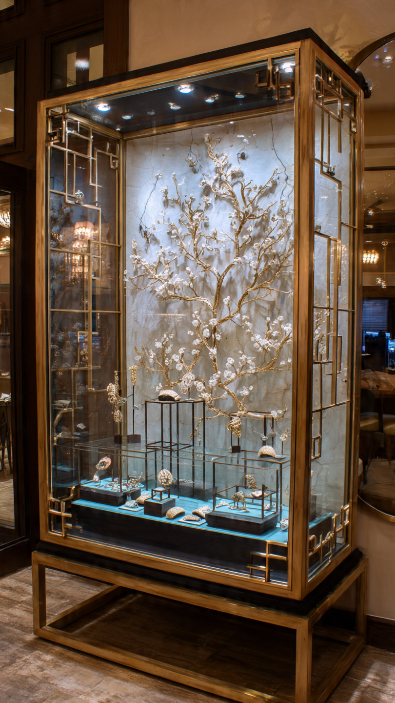 Tủ trưng bày trang sức (2) Tủ trưng bày trang sức (2)