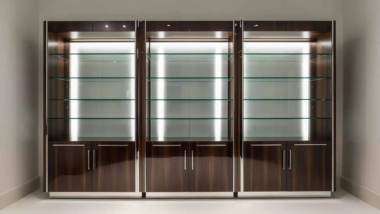 Tủ trưng bày tự thiết kế 10m2