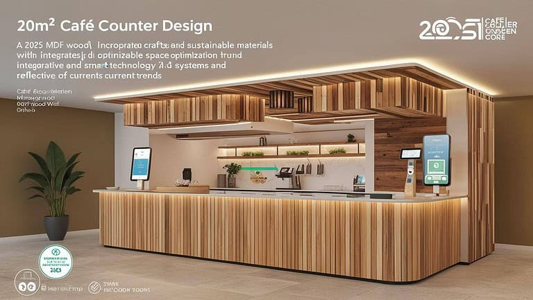 Xu hướng thiết kế quầy cafe 2025