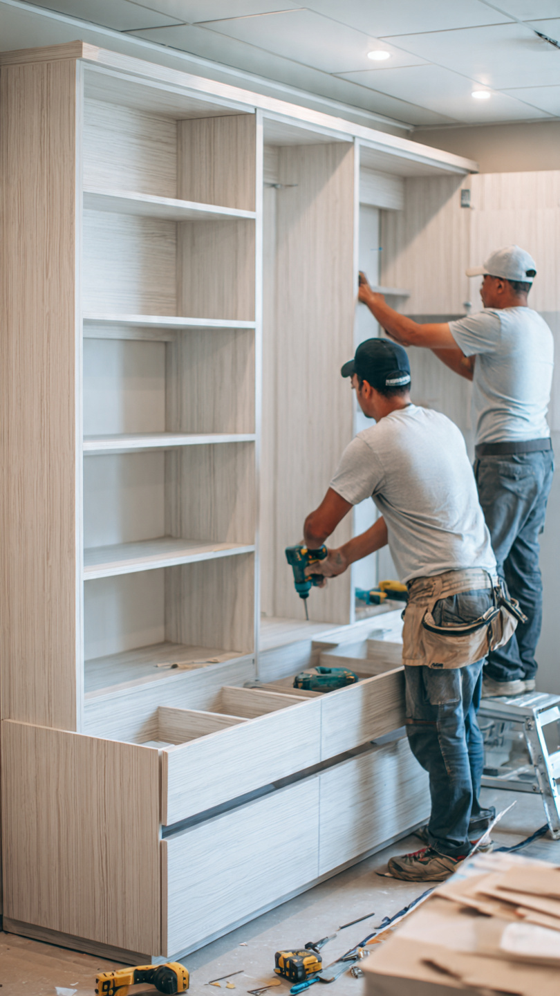 Xưởng sản xuất nội thất chung cư (2) Xưởng sản xuất nội thất chung cư (2)