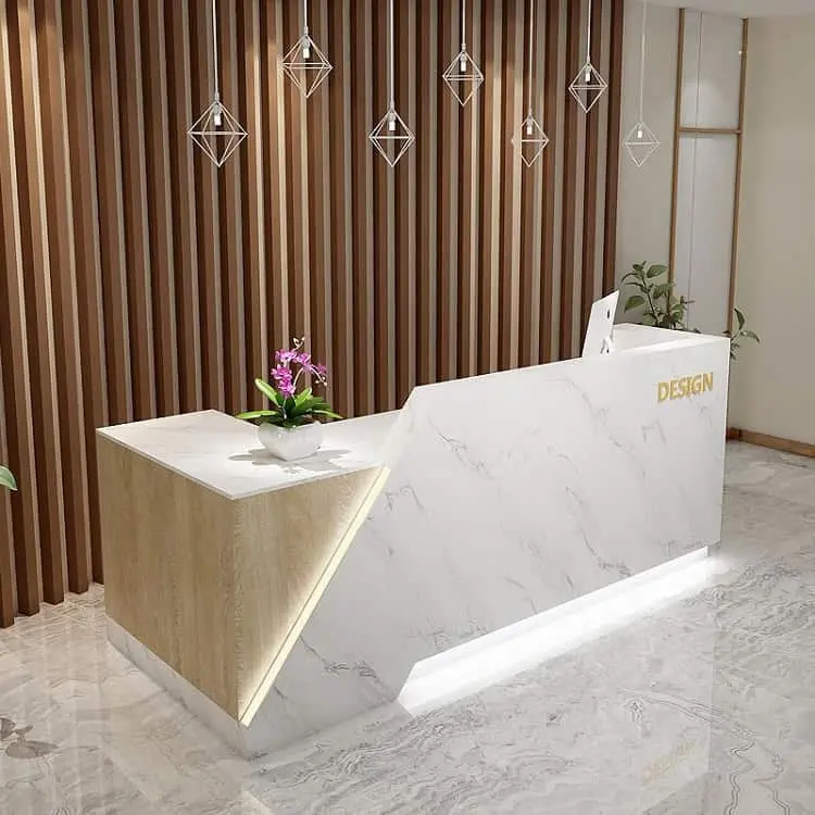 Quầy thu ngân kiểu chữ L