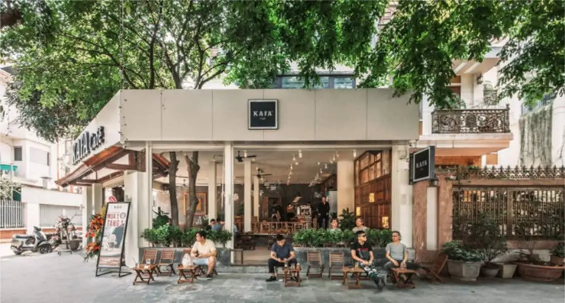 Mẫu quán cafe vỉa hè