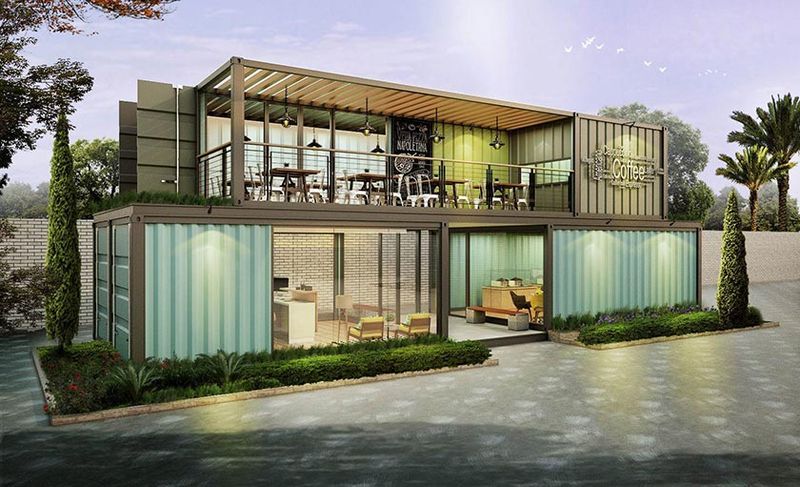 Thi Công Quán Cafe Container 12 Mẫu quán cafe container đẹp