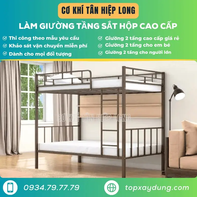 chuyen lam giuong 2 tang bang sat hop cao cap gia re theo yeu cau 01 1763524181 rC2as7lZ