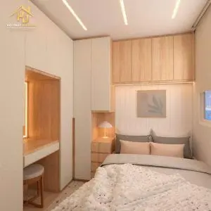 Tủ quần áo kết hợp giường