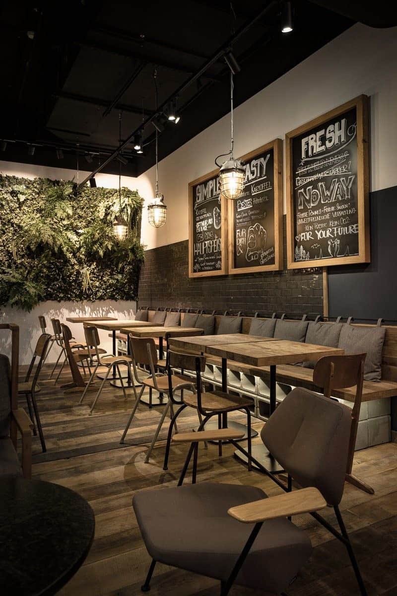 mẫu tại công ty thiết kế thi công quán cafe