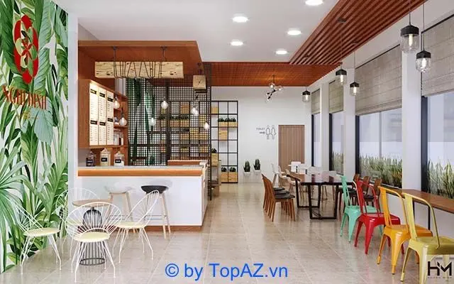 Công ty thiết kế thi công quán trà sữa tại TPHCM