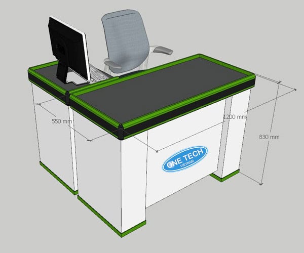 Quầy thu ngân hình chữ L