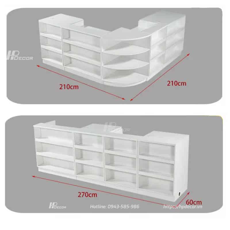 Quầy thu ngân chữ L