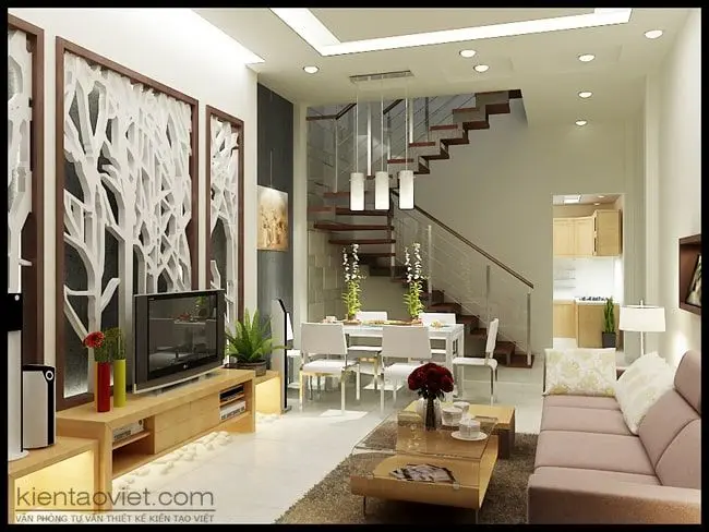 Thi công nội thất gỗ tự nhiên