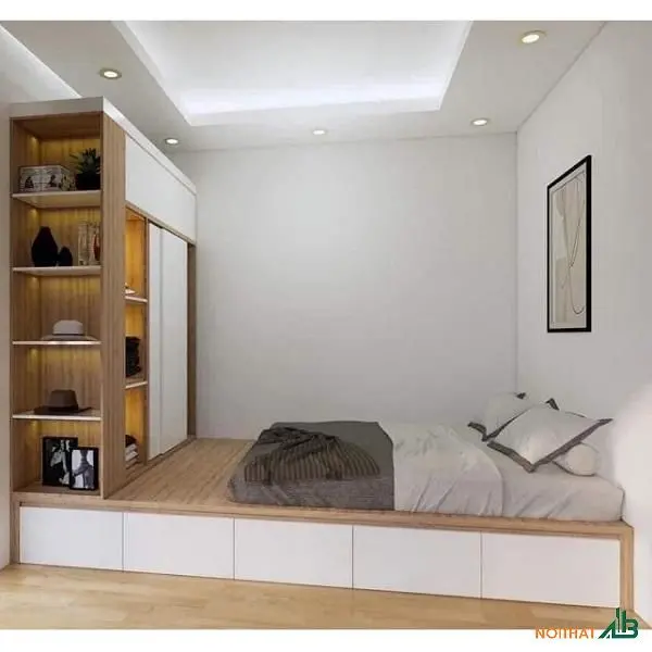 giuong ngu lien tu quan ao GN045