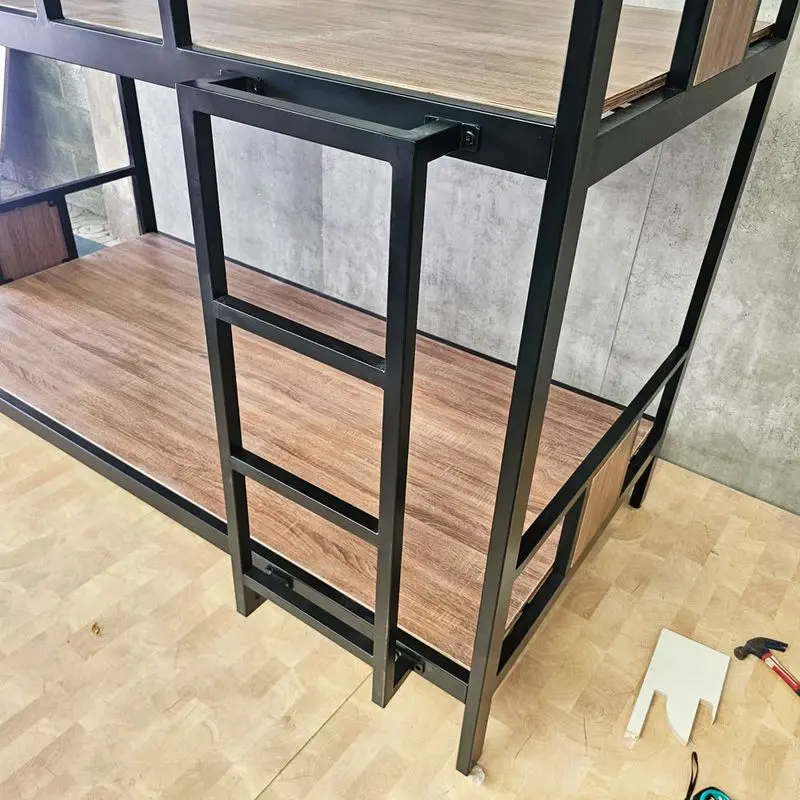 Giường tầng Plywood khung sắt