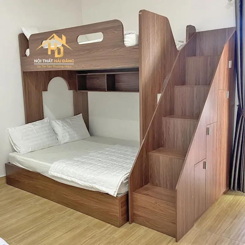 Giường tầng MDF phù hợp cho bé
