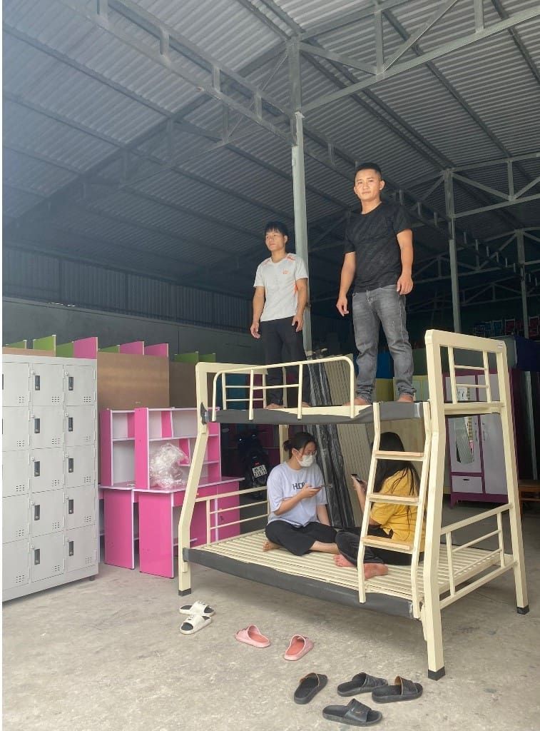 Giường tầng sắt chịu lực