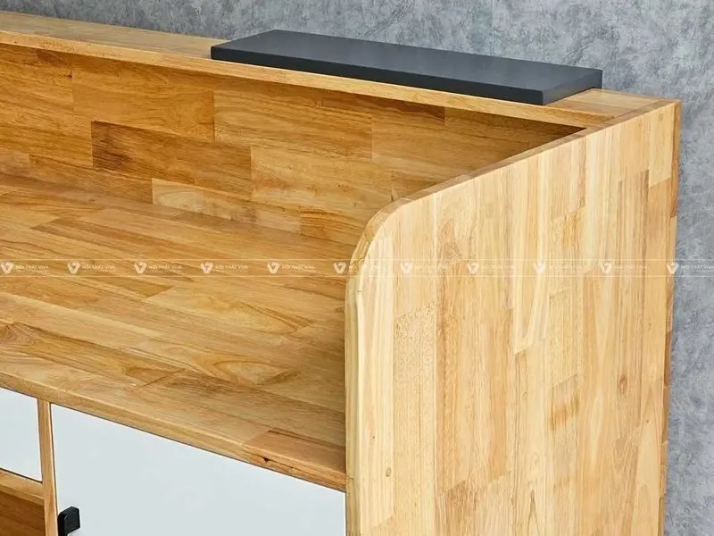 Gợi ý Quầy Gỗ Thông Trang Trí Không Gian Đón Khách