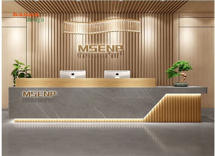 Quầy lễ tân khách sạn đẹp