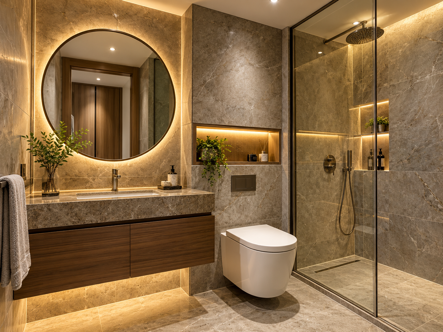 Thiết kế thi công nội thất căn hộ minh họa 5