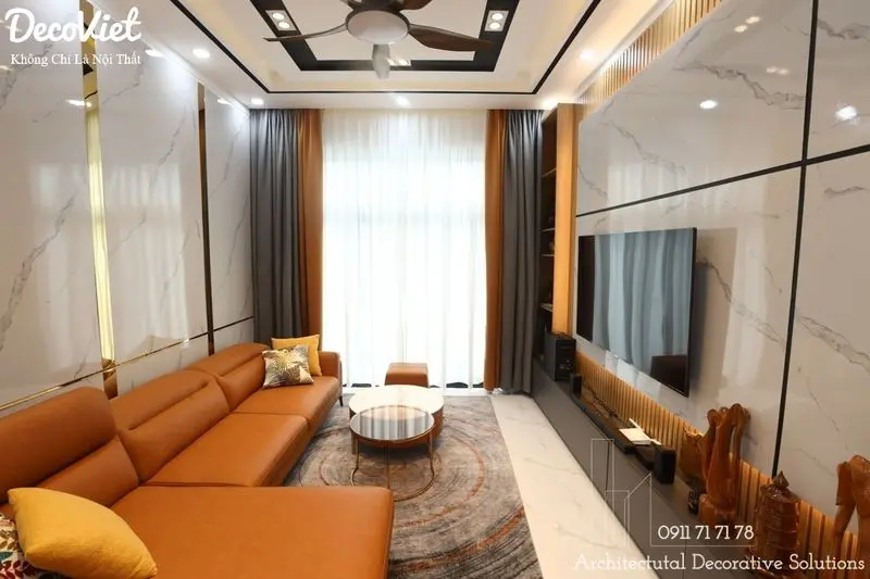 Hoàn thiện nội thất nhà phố 3 phòng ngủ