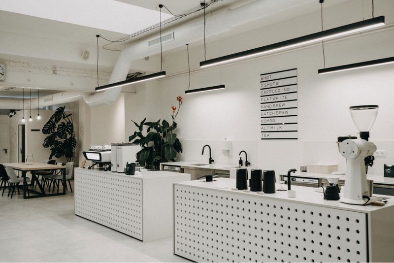 Thi Công Cafe Phong Cách Minimalist 9 Hình ảnh quán cà phê tối giản đẹp mắt