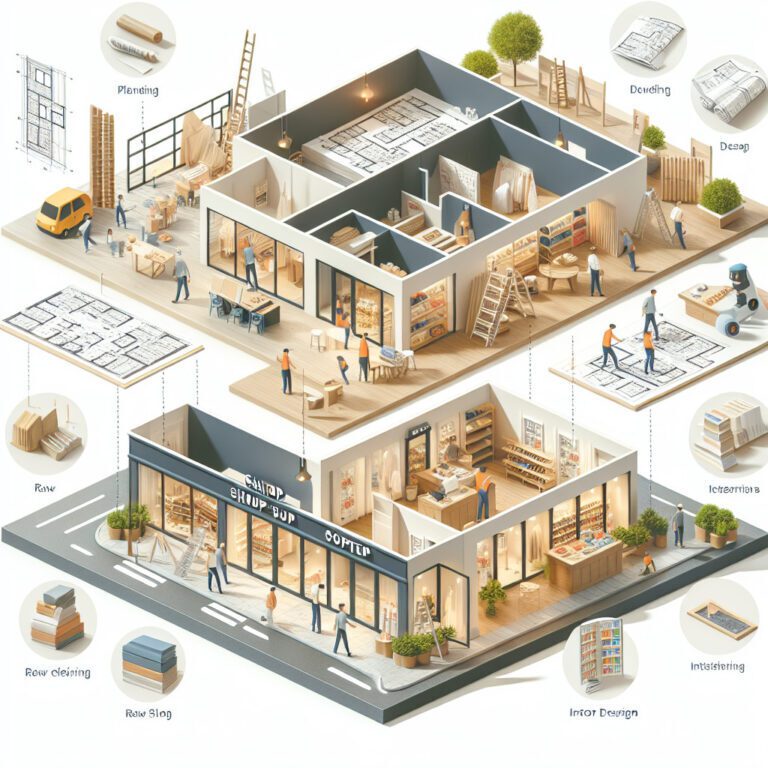 Quy Trình Thi Công Shop