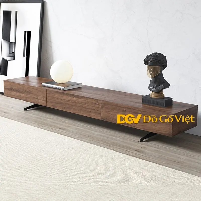 Kệ tivi hiện đại chất gỗ chắc chắn cho căn hộ chung cư