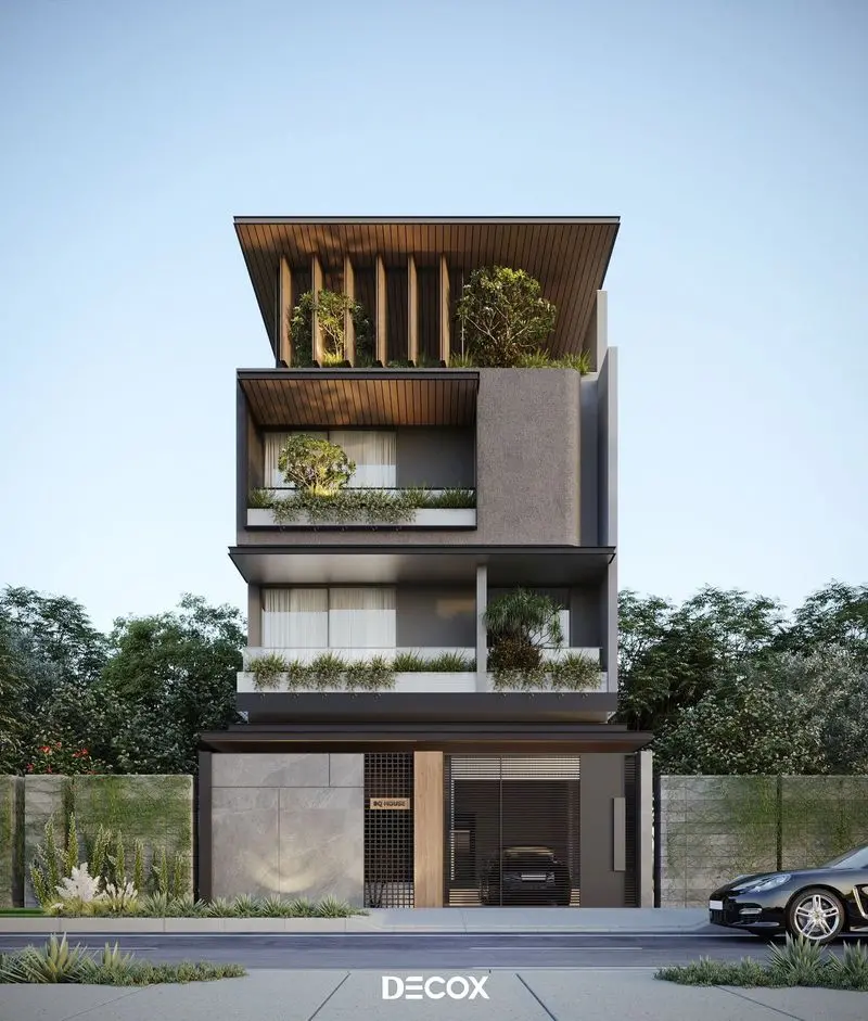 Mẫu nhà đẹp Bình Thạnh Townhouse
