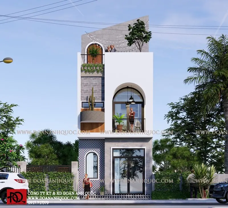 Mẫu nhà phố hiện đại