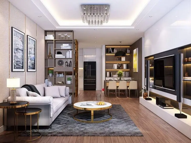 Mẫu nội thất căn hộ chung cư 3 phòng ngủ