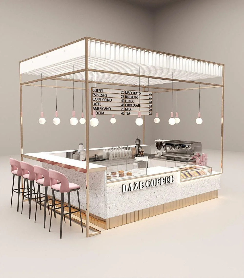 Mẫu quầy bar cafe thiết kế nhỏ gọn