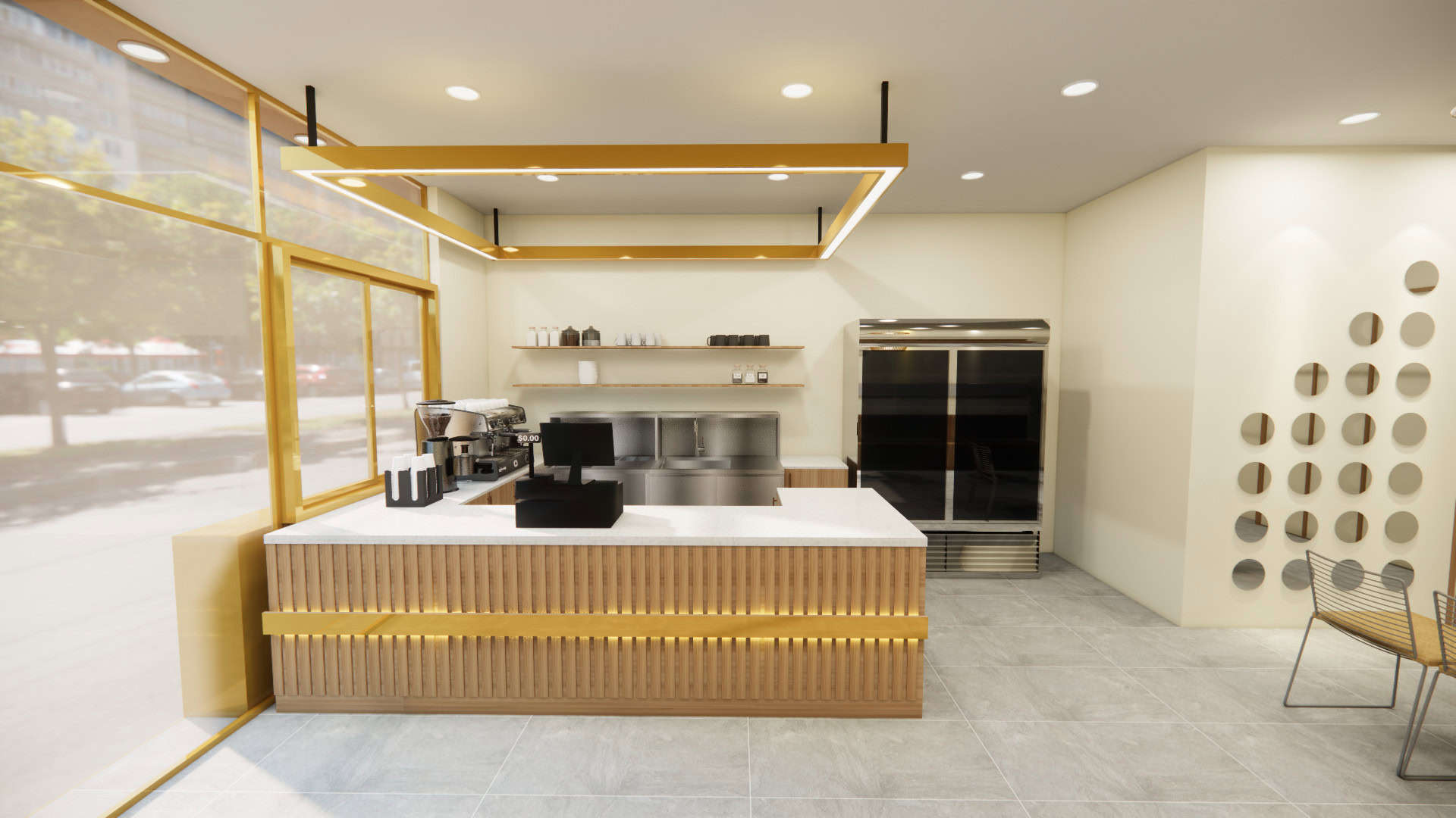 Tổng hợp các mẫu quầy Bar cho quán cafe 2024 40 Mẫu quầy Bar cho quán cafe chữ U
