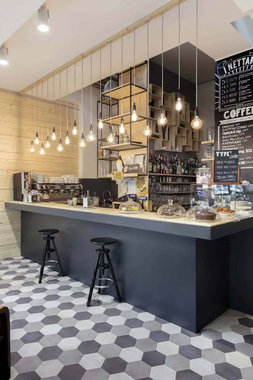 mau-quay-bar-chu-L-1 Top 50+ mẫu quầy bar chữ L cho quán cafe đẹp