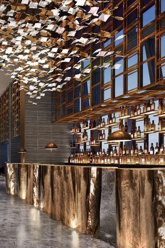 Quầy bar ốp đá sự kiện