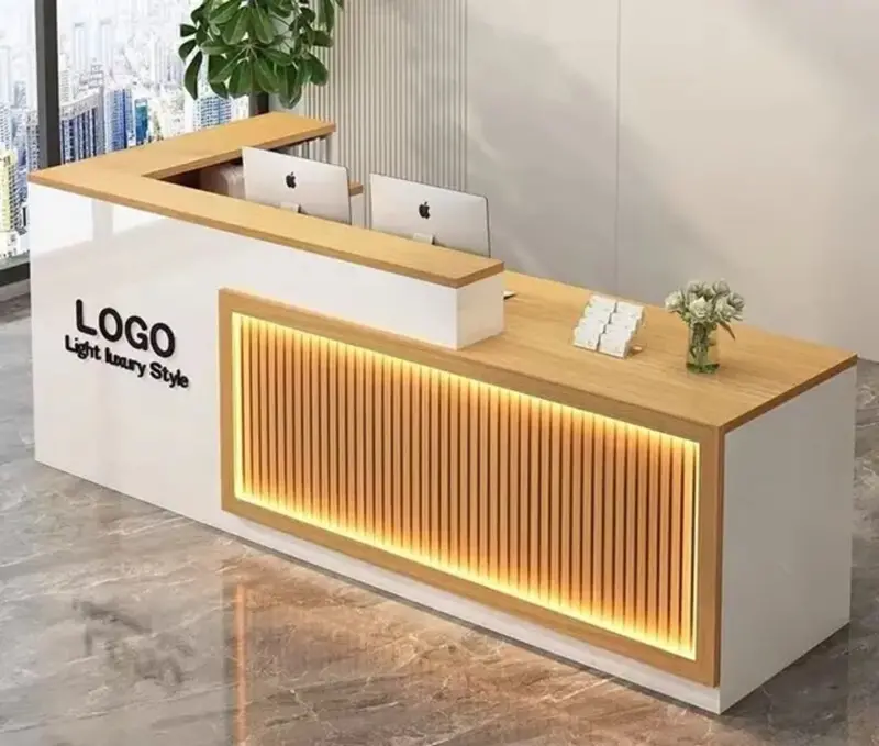 Mẫu quầy lễ tân cao cấp