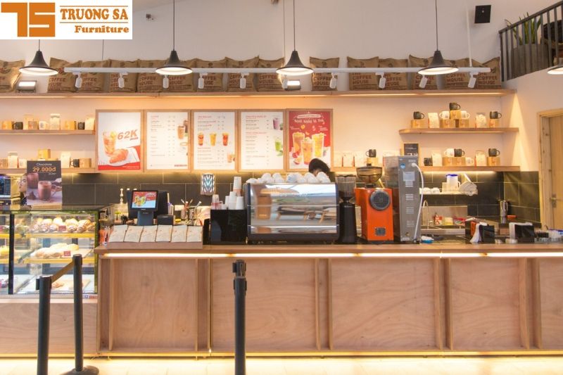 Quầy Pha Chế Cafe Long An 8 Mẫu quầy pha chế cafe