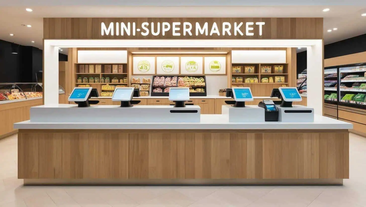 mau-thiet-ke-quay-thu-ngan-cho-sieu-thi-mini-1 Quầy thu ngân cho siêu thị mini
