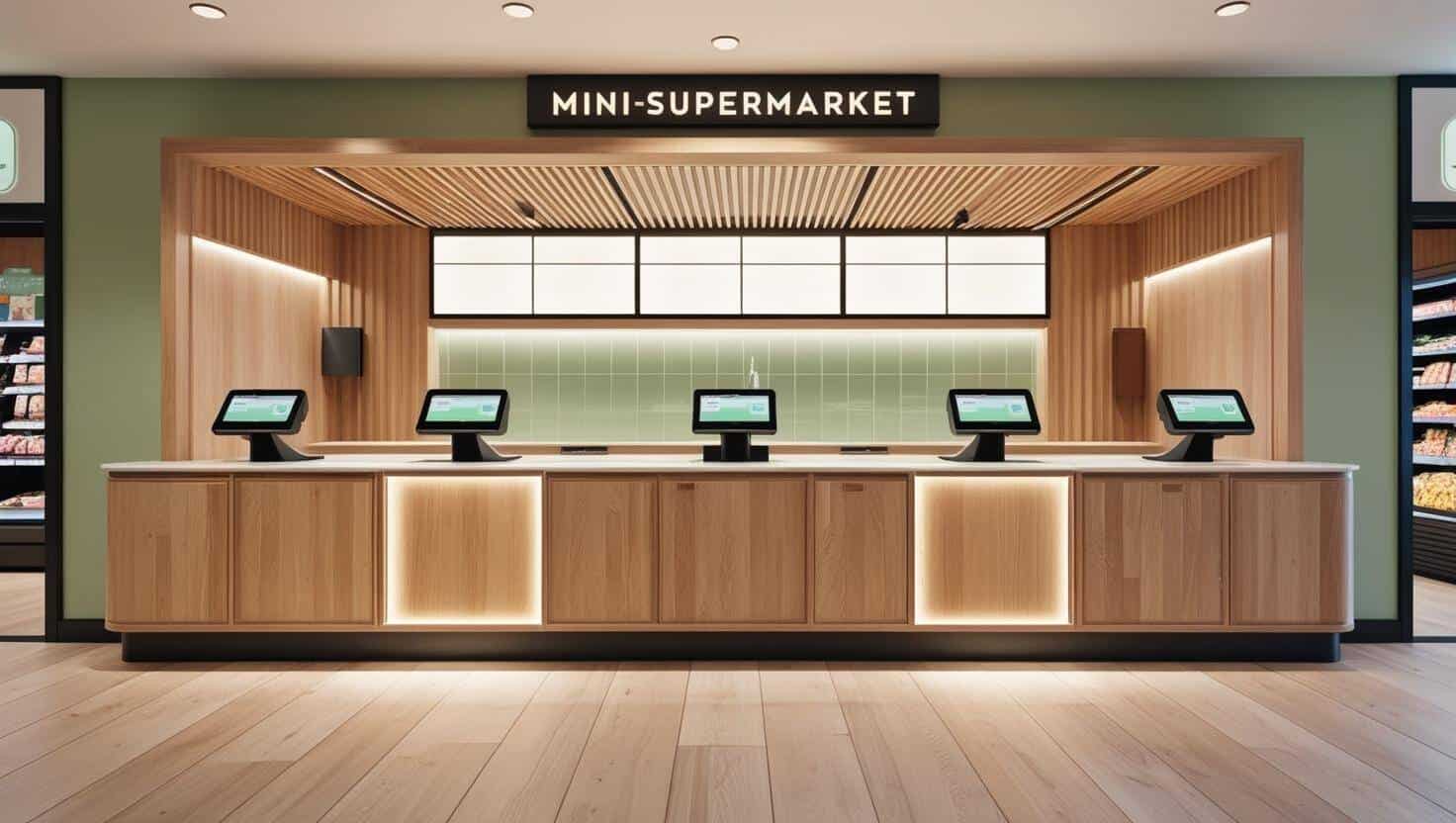 Mẫu Thiết Kế Quầy Thu Ngân Cho Siêu Thị Mini (2)