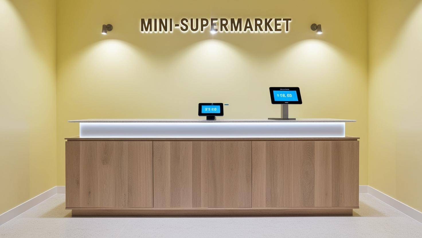 Mẫu Thiết Kế Quầy Thu Ngân Cho Siêu Thị Mini (3)