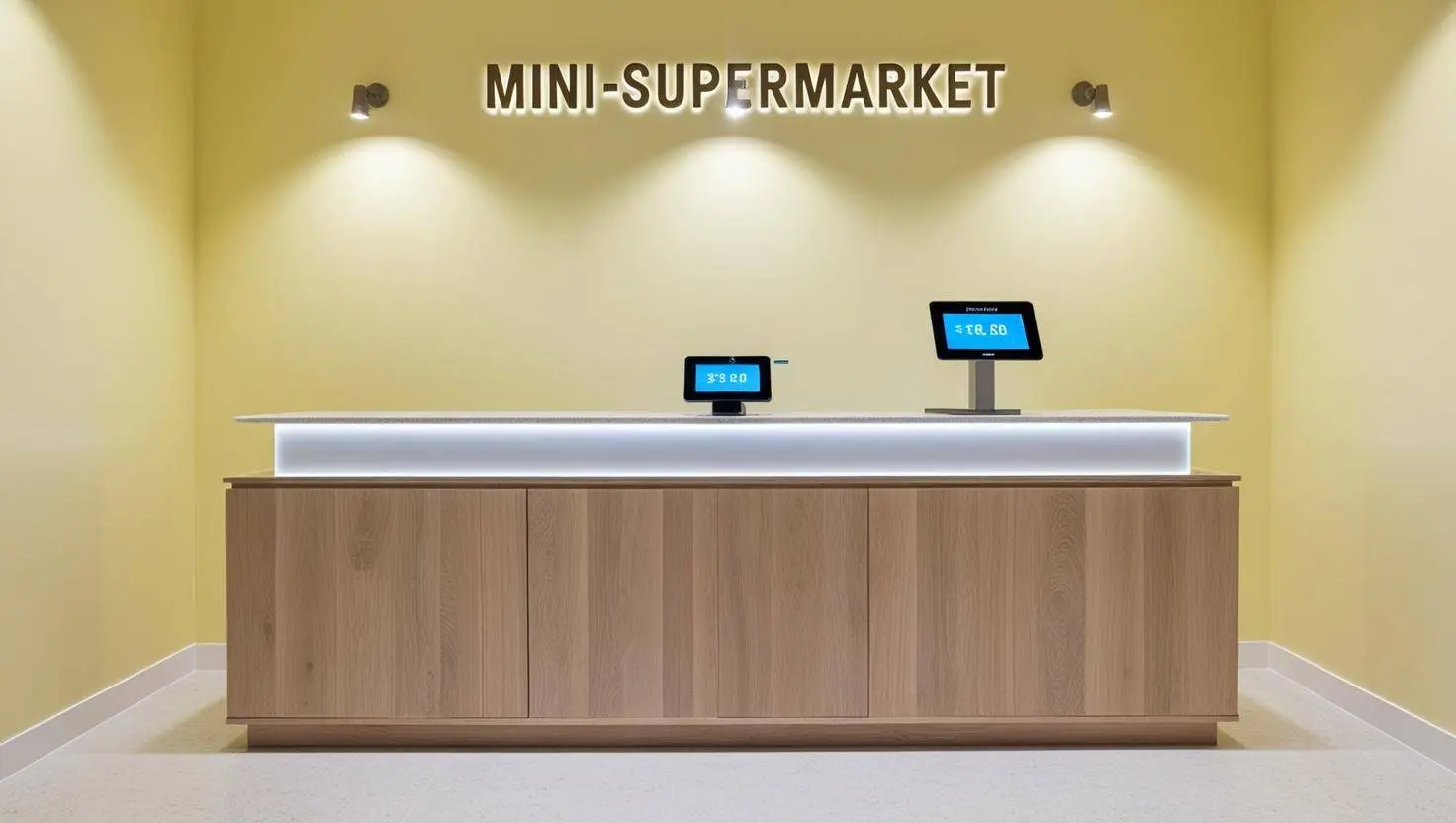 Mẫu Thiết Kế Quầy Thu Ngân Cho Siêu Thị Mini (3)