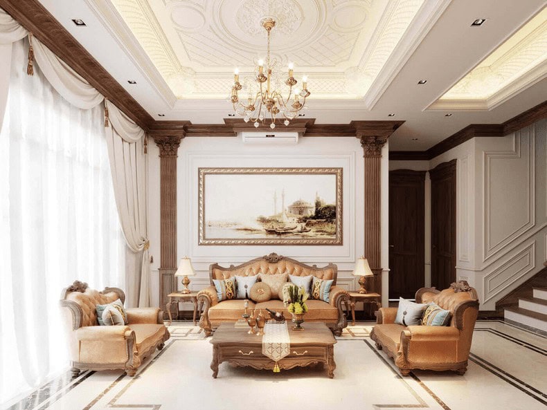 mau-tran-thach-cao-phong-khach-25m2-laho-qKax Mẫu trần thạch cao phòng khách 25m2