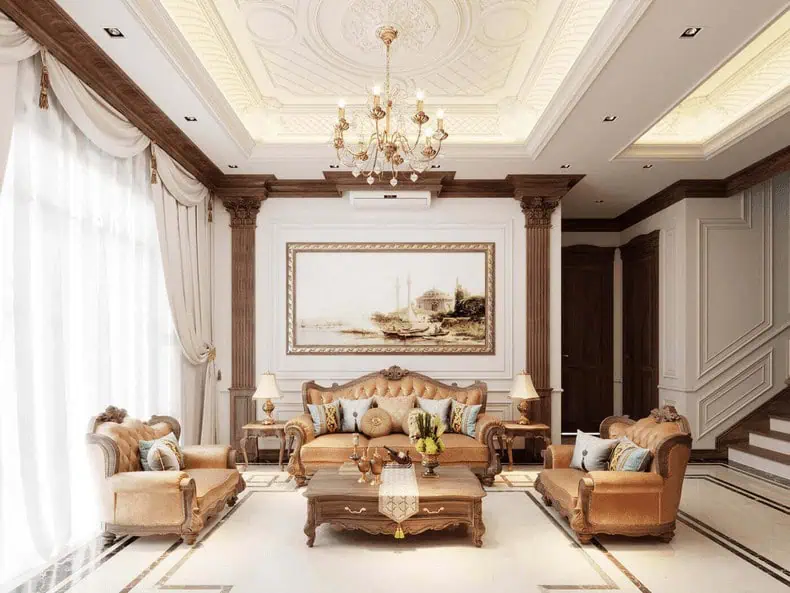 mau-tran-thach-cao-phong-khach-25m2-laho-qKax Mẫu trần thạch cao phòng khách 25m2