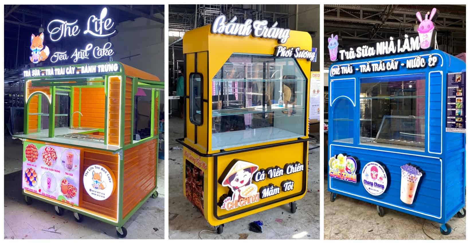 Mẫu xe cà phê di động