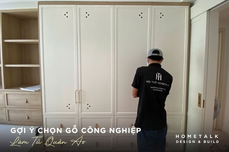 Hình ảnh MDF làm tủ quần áo