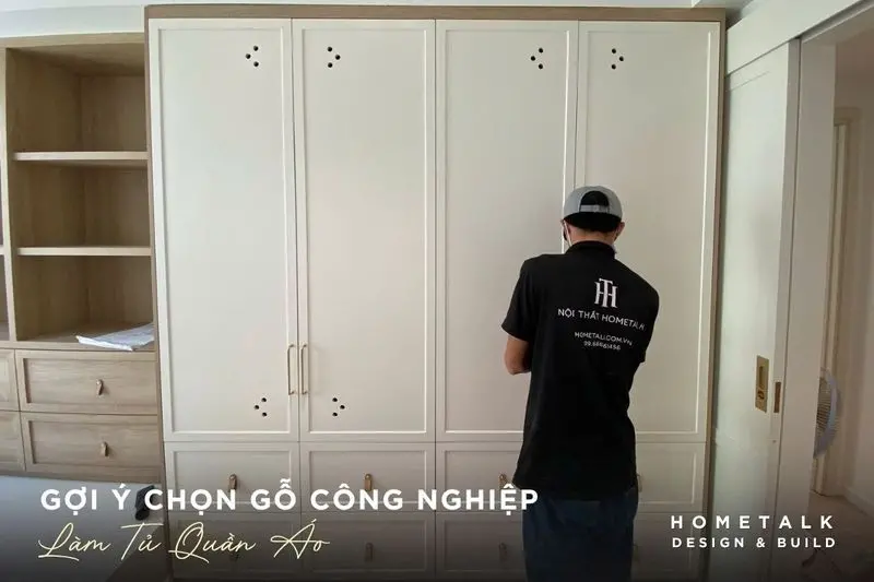 mdf la vat lieu go cong nghiep duoc khuyen dung neu muon lam tu quan ao
