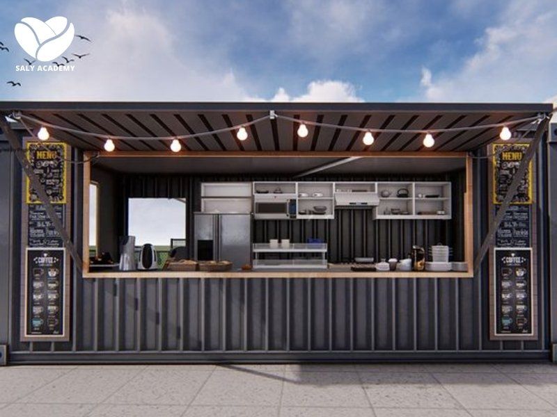 Thi Công Quán Cafe Container 15 Mô hình cafe container