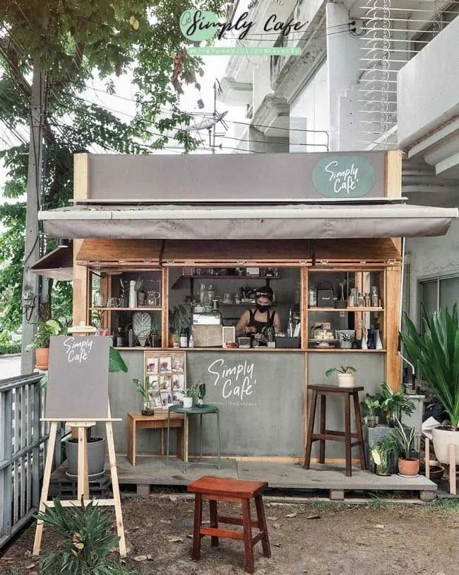 Mô hình quán trà sữa takeaway